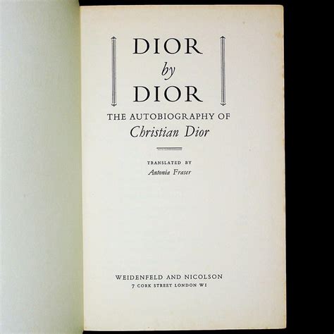 christian dior memoir